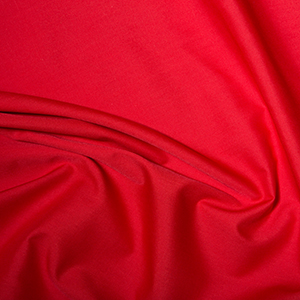 Polycotton Red